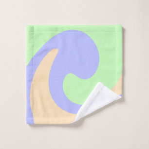 Bleu vert ombre fluide marbre boho audacieux motif