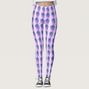 Bleu violet échelle Dragon Cosplay Leggings