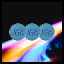 Bleu violet monogramme ou choisissez votre propre 