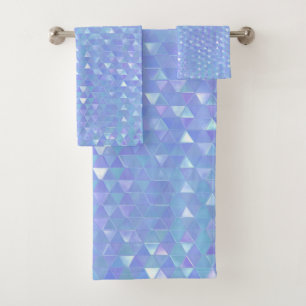 Bleu Violet Tendances Triangles Géométrique