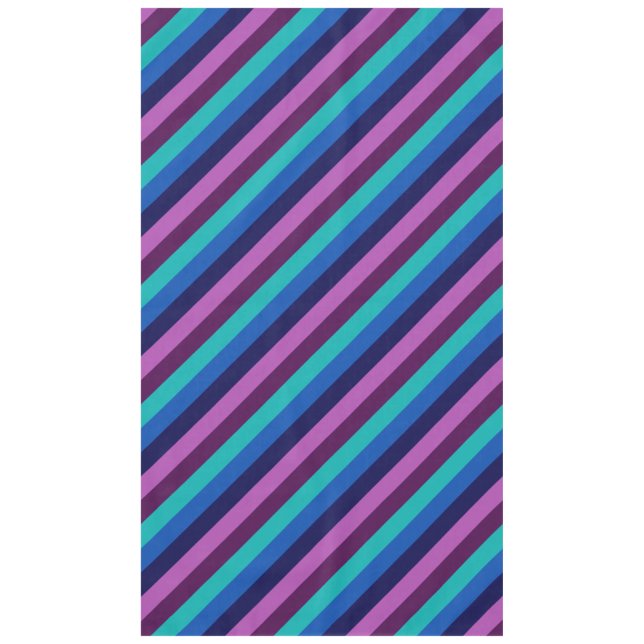 Bleu Violet Turquoise Grandes Nappes (Devant)