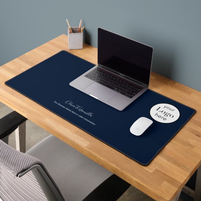 Bleu Votre Nom Logo Entreprise (Bureau 2)