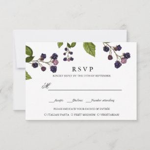 BleuBerry   MARIAGE RSVP REPAS CHOIX