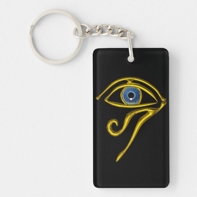 BLEUE TALISMAN / YEUX DE HORUS, Noir (Devant)