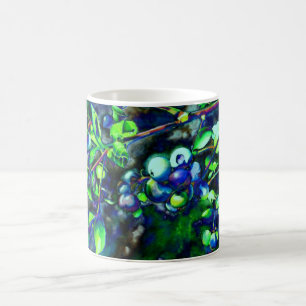 Bleuet - tasse à café à teinte verte