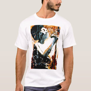 Bleus dans le T-shirt Brown