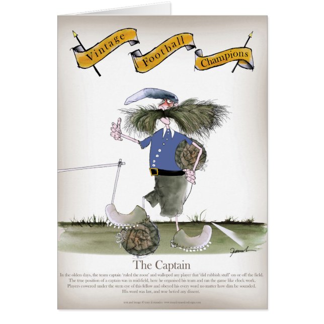 bleus de capitaine d'équipe de football (Devant)