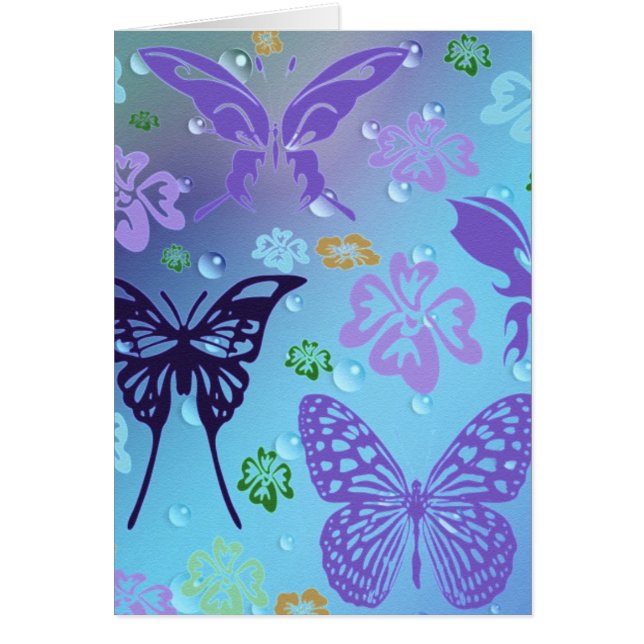 Bleus jolie papillons (Devant)