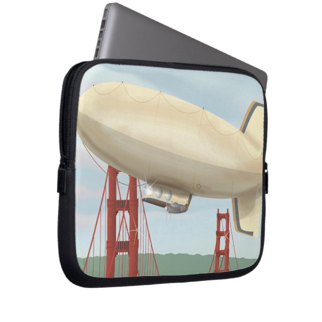 Blimp Airship Laptop Sleeve (Front Right)