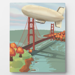 Blimp Airship Plaque