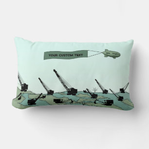 Blimp Overt Dirt Field Operating Engineer CRANE OP Lumbar Pillow