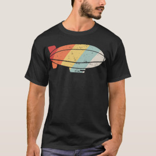 Blimp Pilot  Retro Dirigible, Airship & Blimp T-Shirt