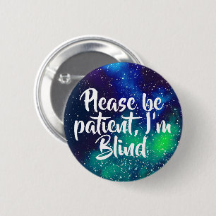 Blind Customizable Galaxy Identity 2 Inch Round Button
