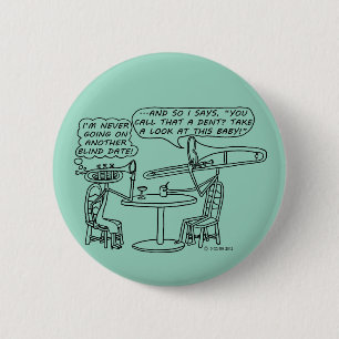 Blind Date 2 Inch Round Button