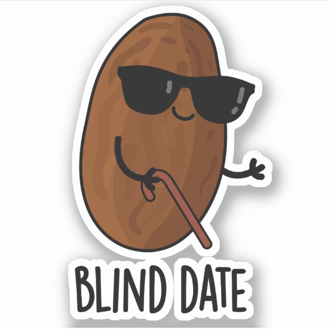 Blind Date Funny Fruit Pun  (Front)