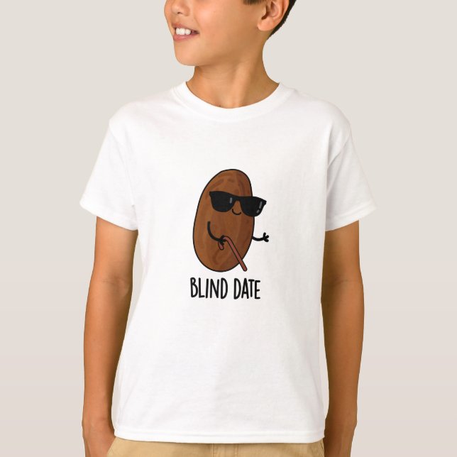 Blind Date Funny Fruit Pun  T-Shirt (Front)