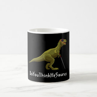 Blind Green Dinosaur Coffee Mug