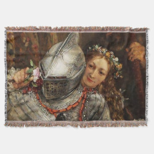 Blind Mans Buff by Adolph Menzel Throw Blanket