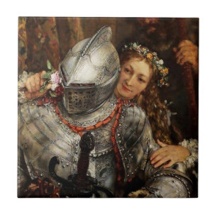 Blind Mans Buff by Adolph Menzel Tile