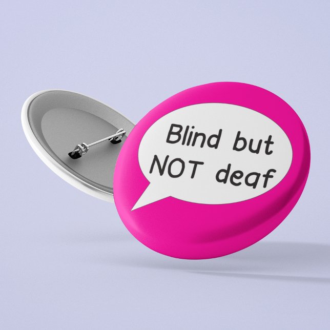 Blind non sourd badge pour pin malvoyant (Créateur téléchargé)