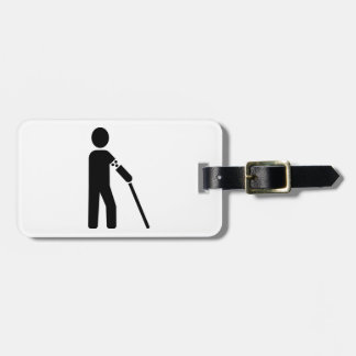 Blind Person Luggage Tag