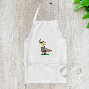 Blind Referee Blowing A Whistle  Standard Apron