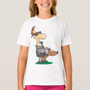 Blind Referee Blowing A Whistle T-Shirt