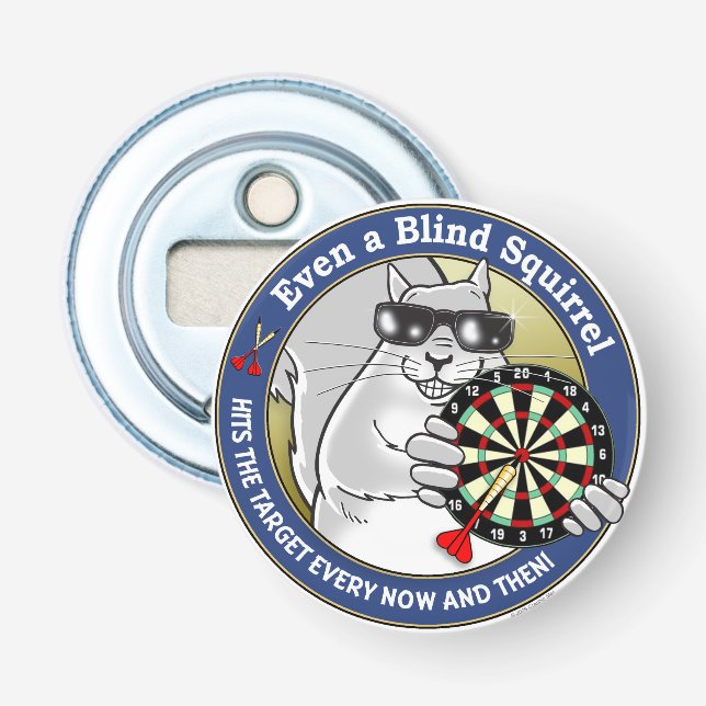 Blind Squirrel Darts Bottle Opener (Front)
