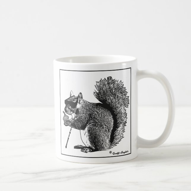 Blind Squirrel Finds a Nut Mug (Right)