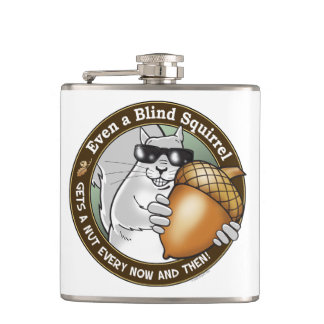 Blind Squirrel Nut Hip Flask