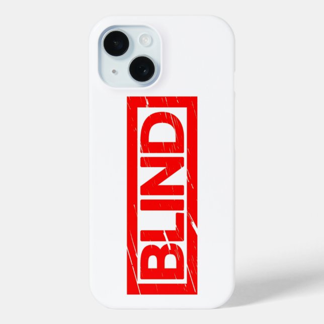 Blind Stamp Case-Mate iPhone Case (Back)
