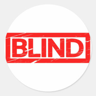Blind Stamp Classic Round Sticker