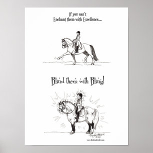 Blind them with Bling Poster