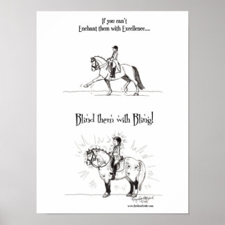 Blind them with Bling Poster