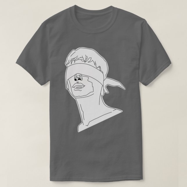 Blindfolded Man T-Shirt (Design Front)