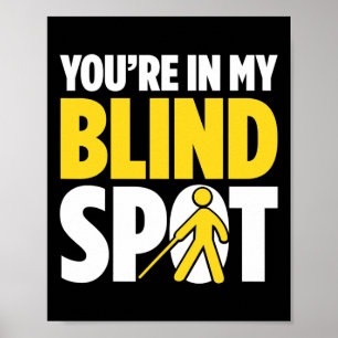 Blindness For Blind People Blind Person Braille Re Poster