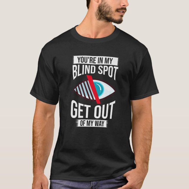 Blindness Gift For Blind People Braille T-Shirt (Front)