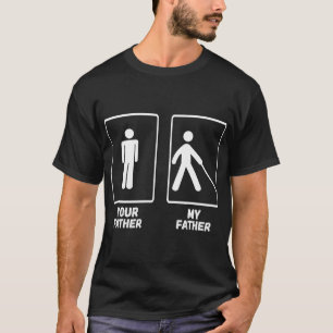 Blindness My Father Blind People Person Visually I T-Shirt
