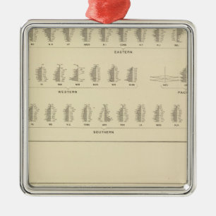 Blindness, Statistical US Lithograph Metal Ornament