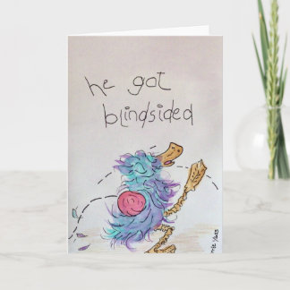 Blindsided Thank You Card