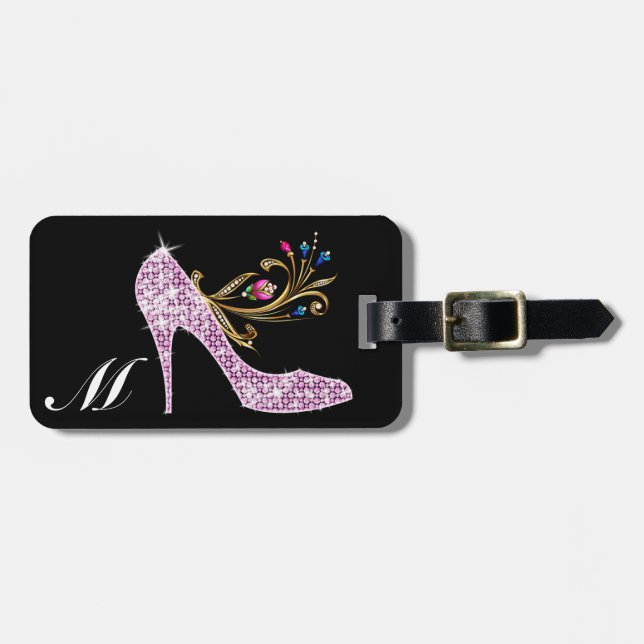 Bling Alphabet  Tags - SRF (Front Horizontal)