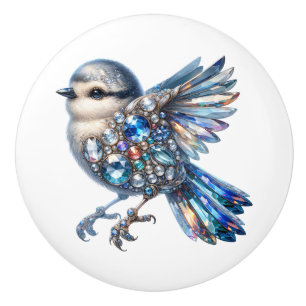 Bling Birds Theme Ceramic Knob