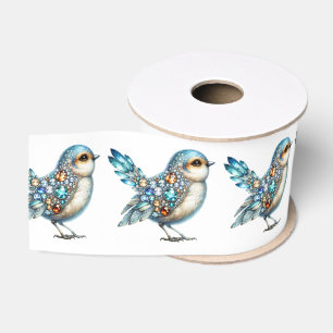 Bling Birds Theme  Grosgrain Ribbon