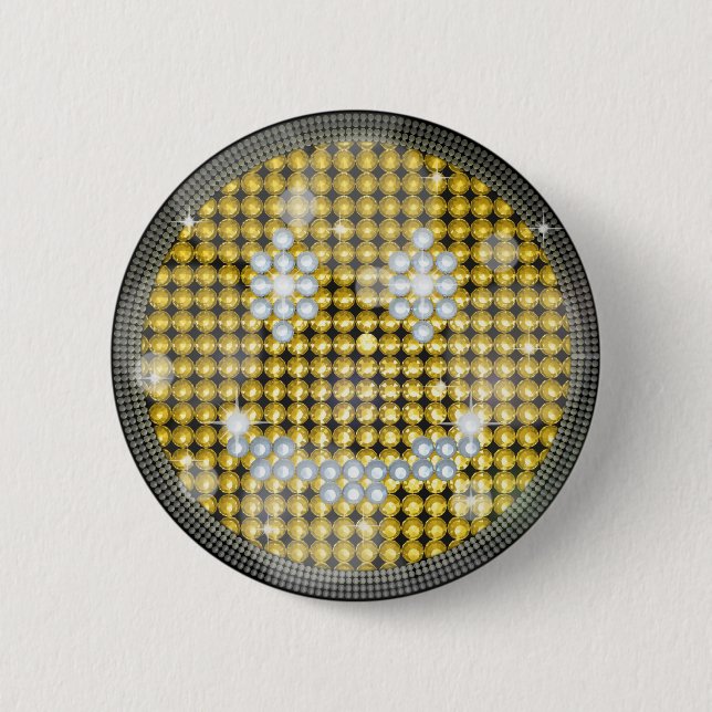 BLING BLING 2 INCH ROUND BUTTON (Front)