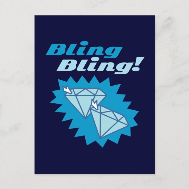 Bling Bling Postcard (Front)