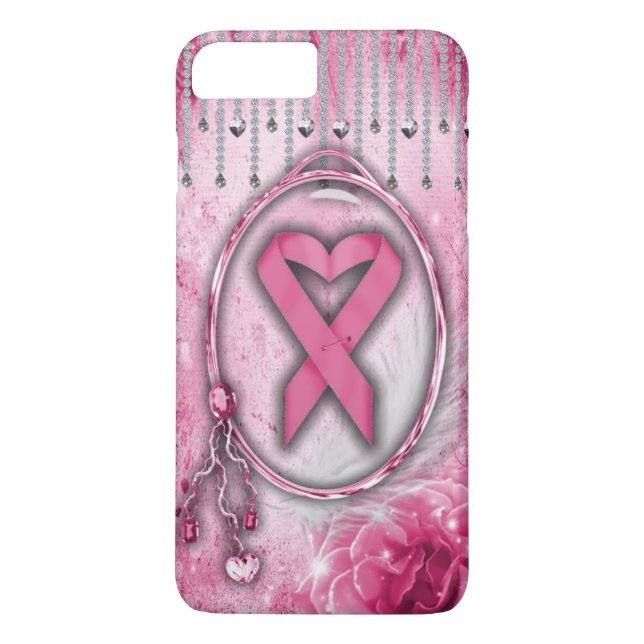 Bling breast cancer awareness case (Back)
