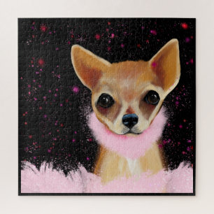 Bling Chihuahua Jigsaw Puzzle