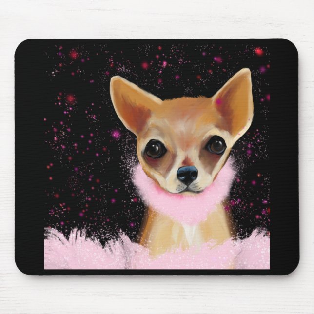 Bling Chihuahua     Mouse Pad (Front)