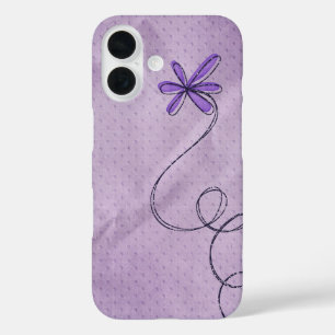 Bling Daisy on Dots iPhone 16 Case
