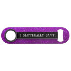 Bling Drôle Boire Parties scintillant pourpre Étin